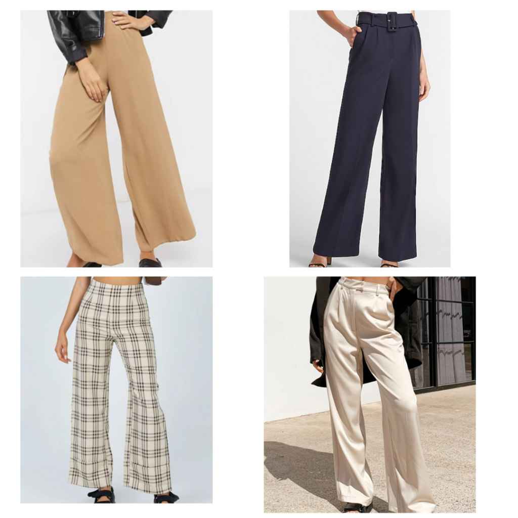 wide leg trousers