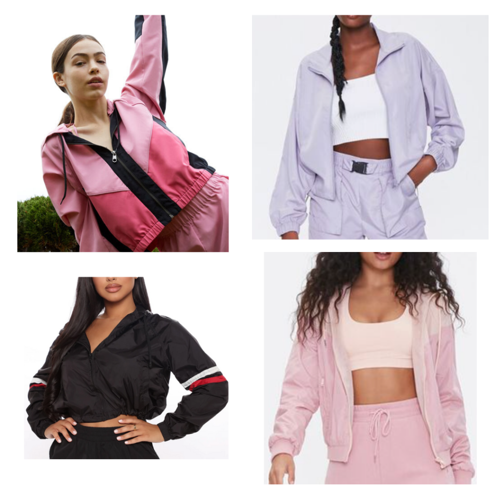 athleisure, fashion-forward windbreakers