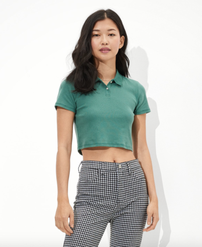 AE Super Cropped Polo Baby T-Shirt