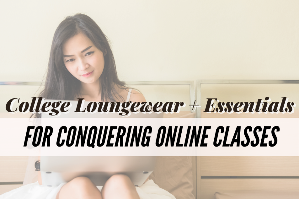 Header Image - student sitting on the bed with the text over 