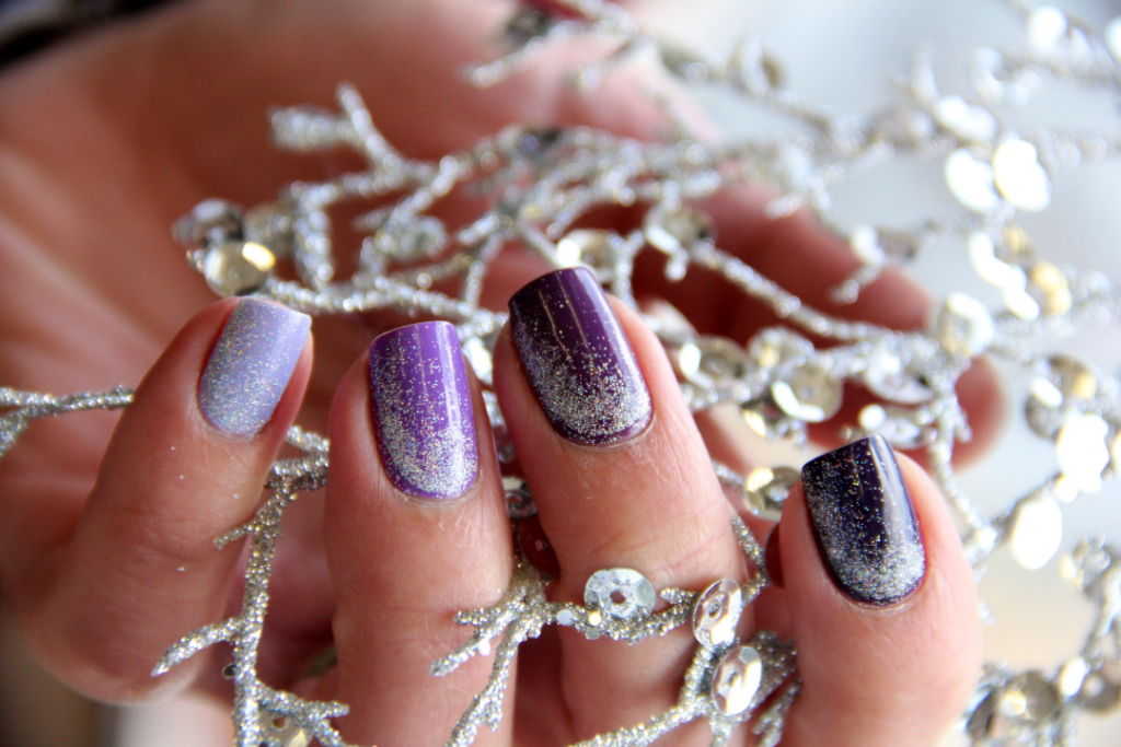 1. Glitter Gradient Nails - wide 4