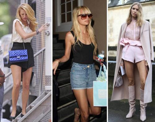 How to Wear Women's High-Waisted Shorts