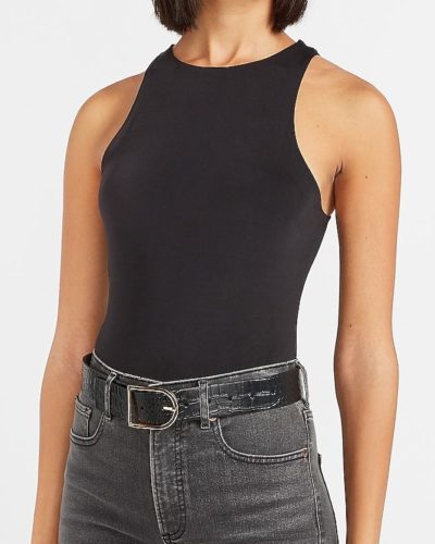 Express Double Layer High Neck Bodysuit