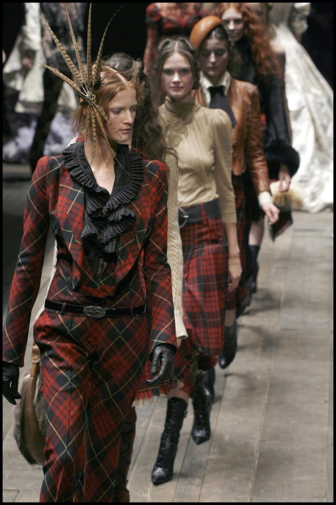 Alexander McQueen runway show in 2006