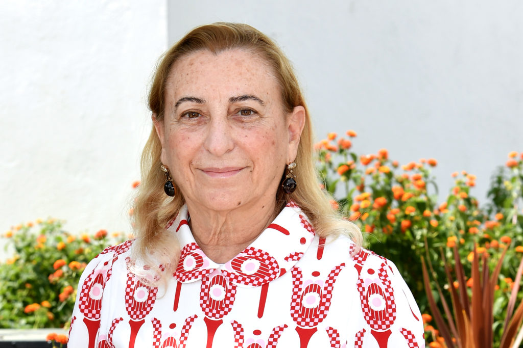 Miuccia Prada at Cannes in 2017