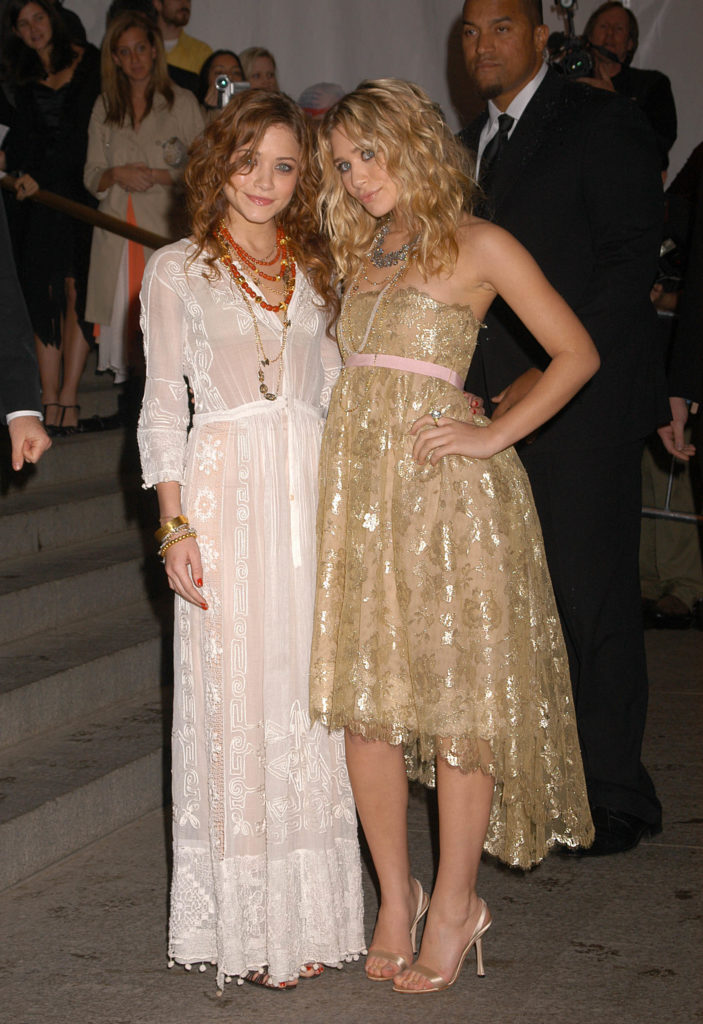 Mary-Kate and Ashley Olsen at the 2005 Met Gala