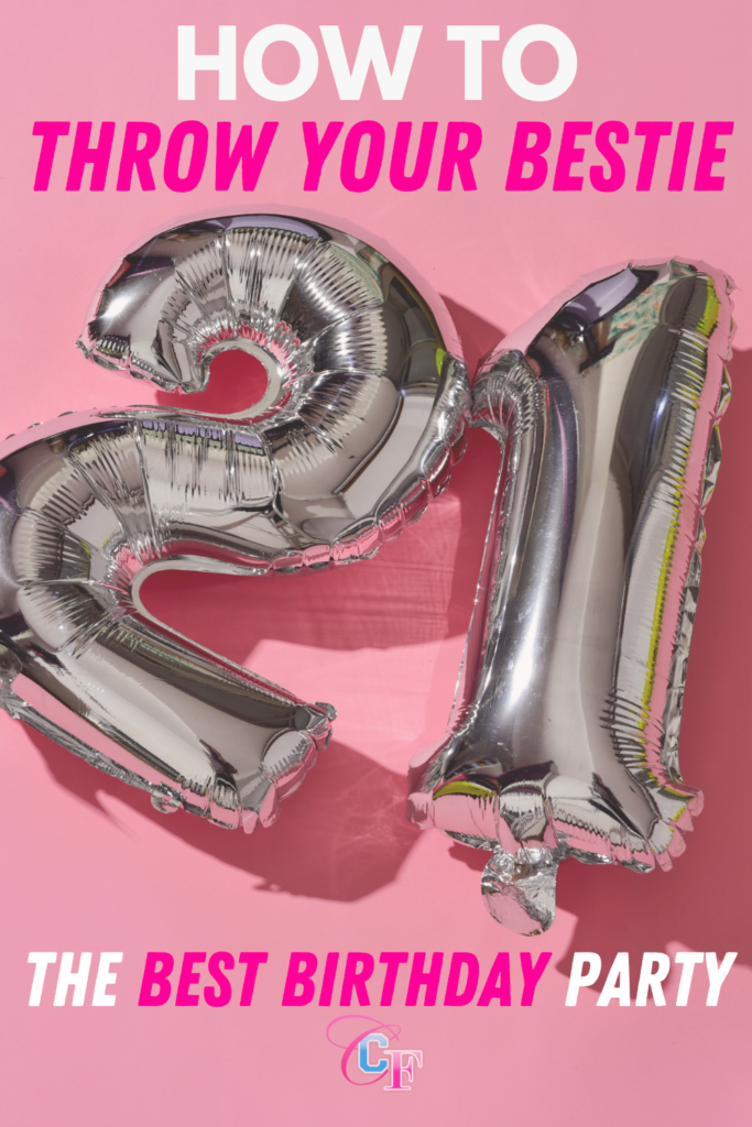 Header Image - silver 21 balloons with the words 