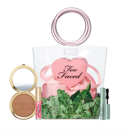 Beach bag beauty essentials from Too Faced