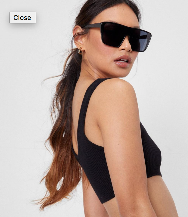 Flat top sunglasses from Forever 21