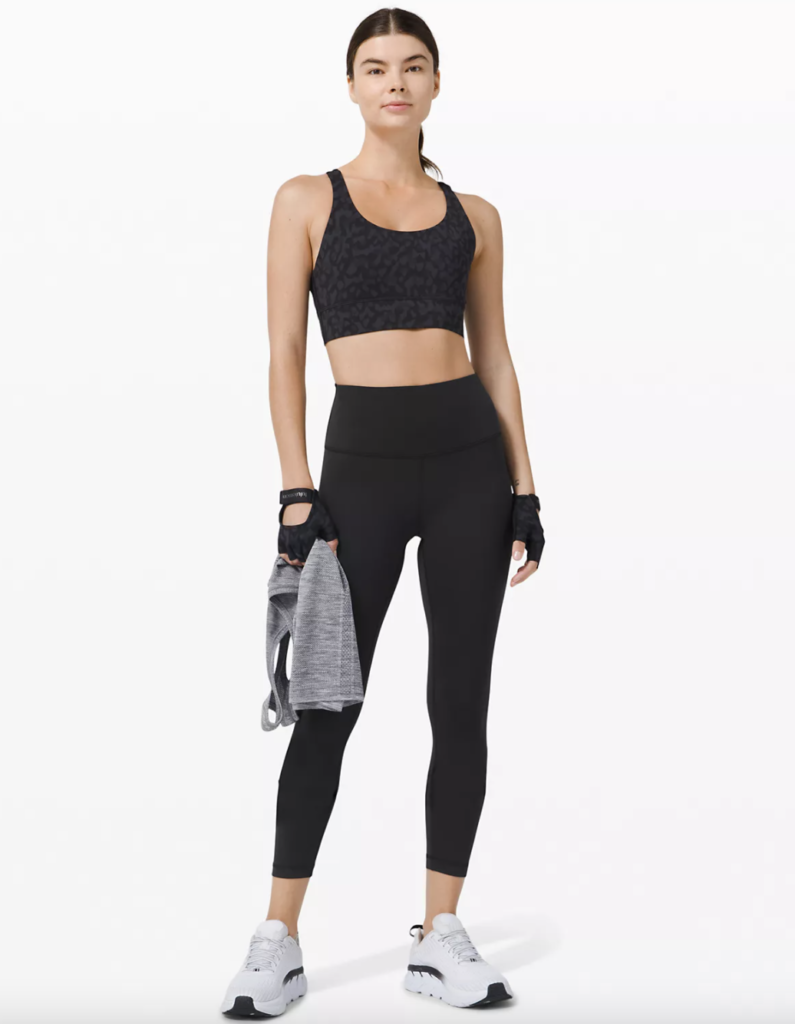 Lululemon Wunder Train Hi-Rise Tights in black; shopping tips