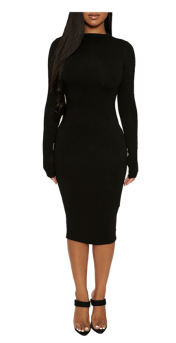 Long sleeve LBD - classic outfits