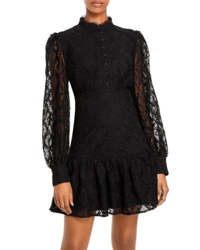 Black lace dress