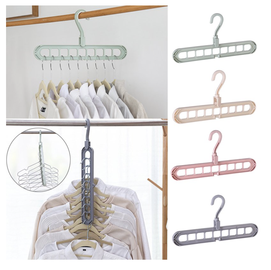 space saving hangers from Walmart