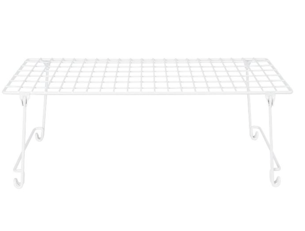 white wire stacking shelves from Target