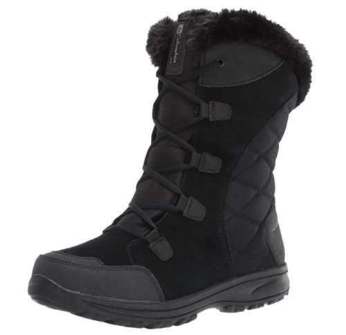 black winter boots from Amazon