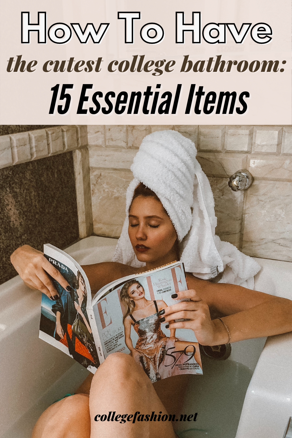 15 Essential Items for the Perfect College Bathroom College Fashion