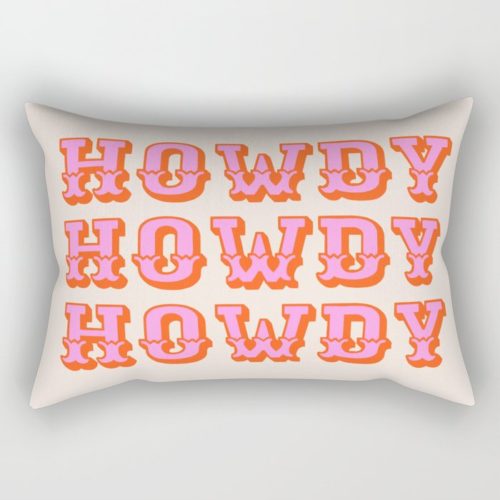 Howdy Rectangular Pillow