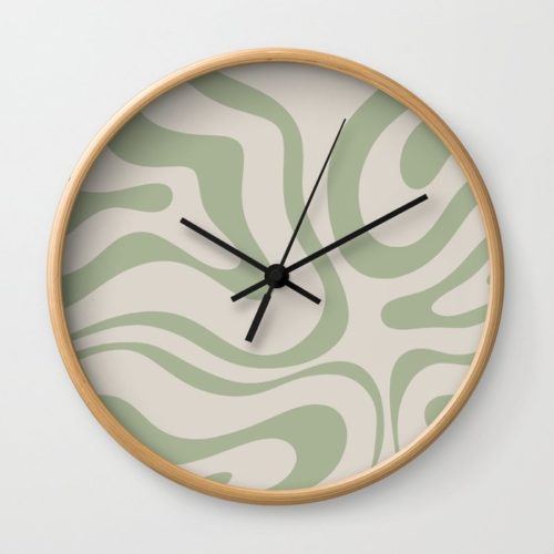 Abstract Print Wall Clock