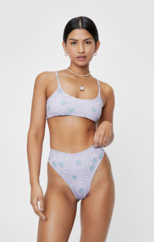 nasty gal high waisted bikini, best swimsuit 2021