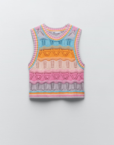 Crochet Knit Top 