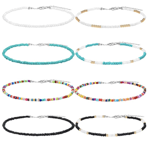 multicolored beaded bracelet pack, Amazon fashion finds