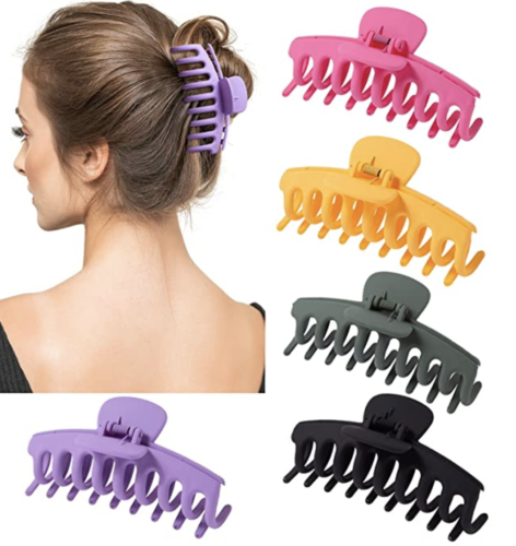 Oversized hair clip, claw set