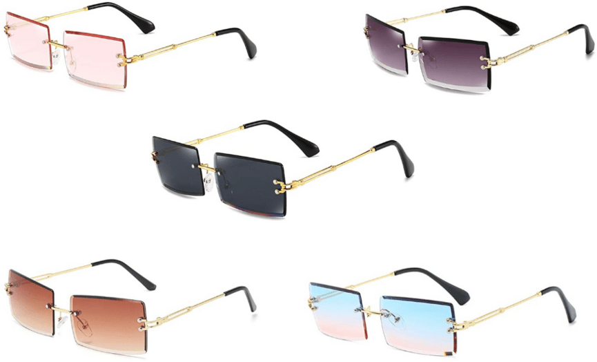 Cheap trendy sunglasses for 2021 - rimless sunglasses