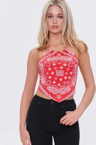 Paisley Halter Top