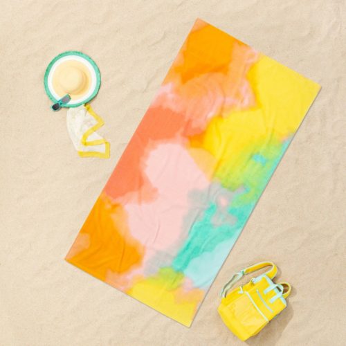 Tie Dye Beach Towel