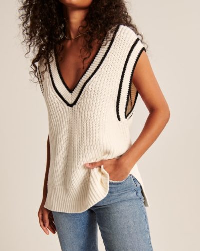 Oversized Sweater Vest