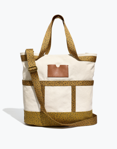 Canvas Leopard Print Tote Bag