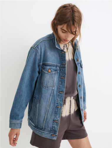 Oversized Trucker Jean Jacket