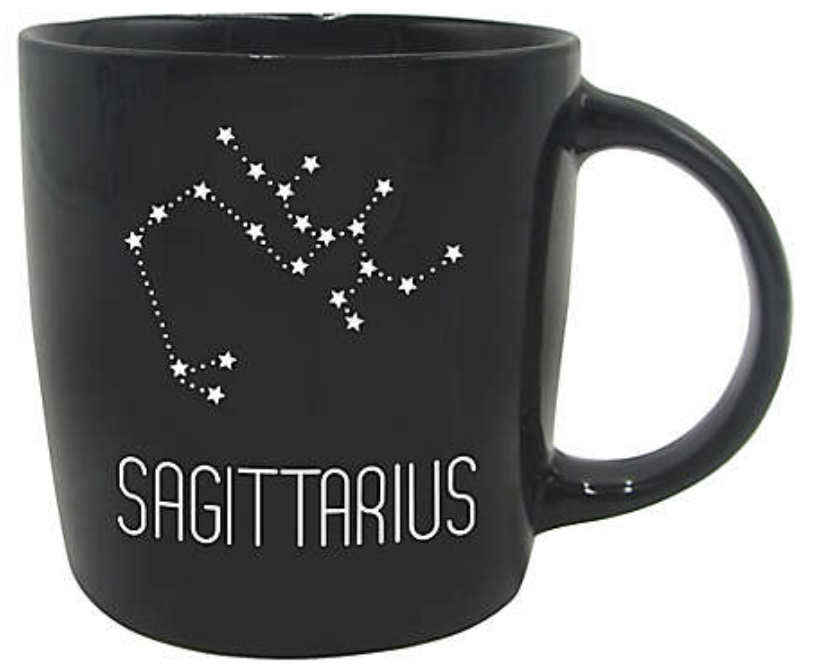 Sagittarius zodiac mug gift for girls