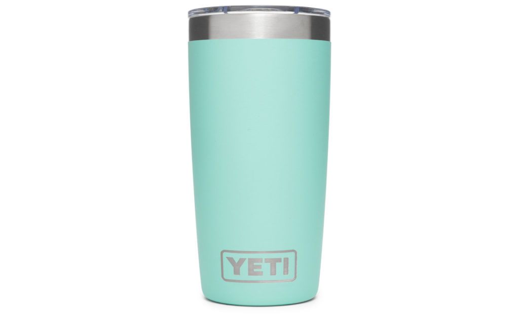 Yeti tumbler in light blue