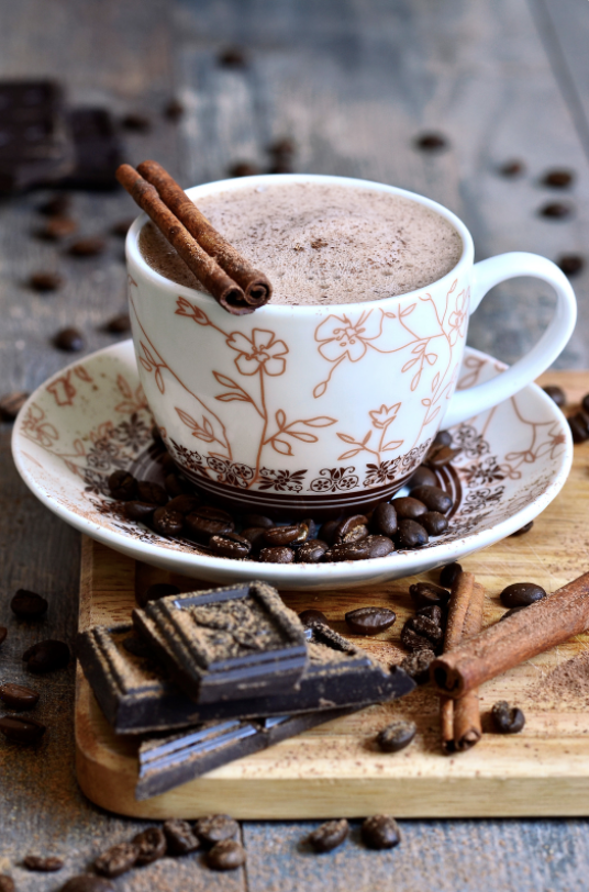 Mug of hot chocolate - christmas party ideas