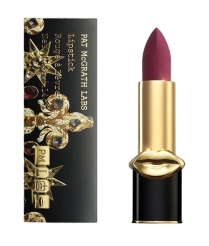 Burgundy lipstick from Pat McGrath Labs