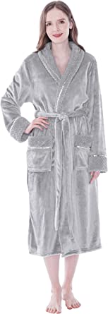 Soft Plush Women Cozy Robe