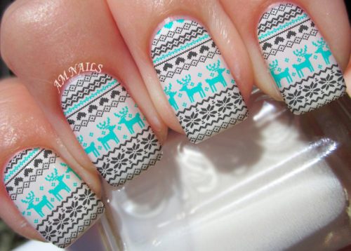 Christmas sweater nails