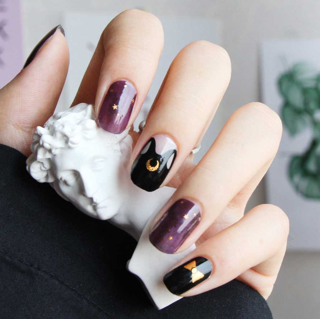 Fascinating Fall Nail Art and Halloween Nail Design