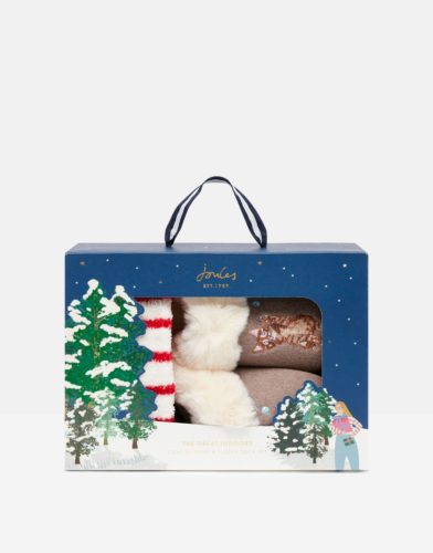 Joules Character Slippers Gift Set