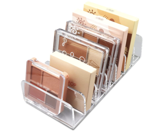 makeup palette organizer for countertop storage