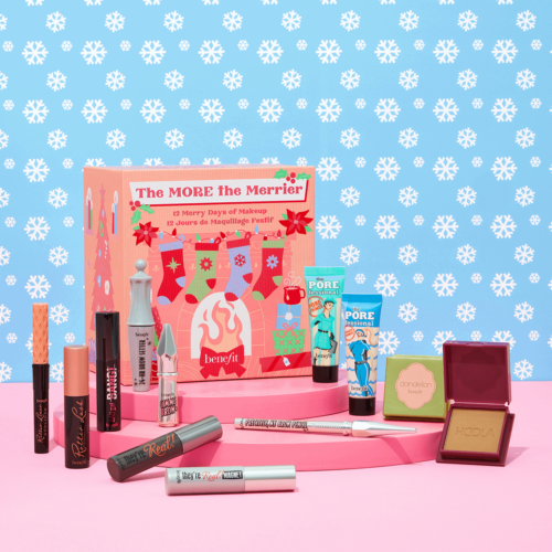Benefit The More the Merrier Advent Calendar with 12 mini size Benefit Cosmetics products