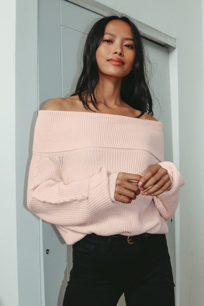 Lulu's Off the Shoulder Sweater