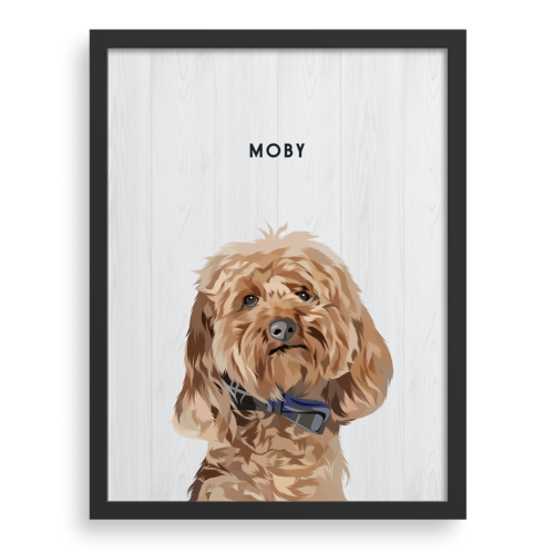Custom Pet Portrait from West and Willow