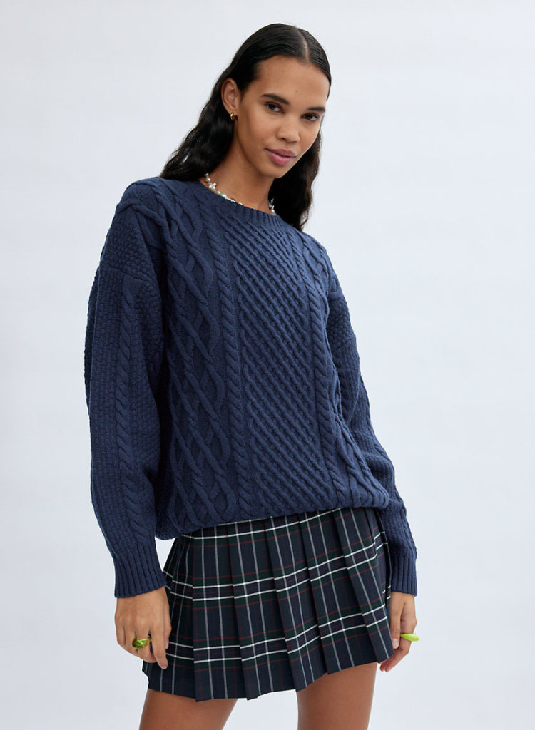 Aritzia Cable Knit Sweater