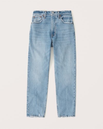 Abercrombie & Fitch blue mom jeans