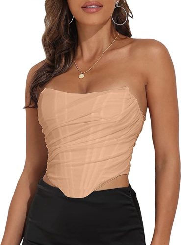 Amazon Bustier Top in blush