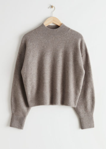 & Other Stories Sweater in mushroom gray