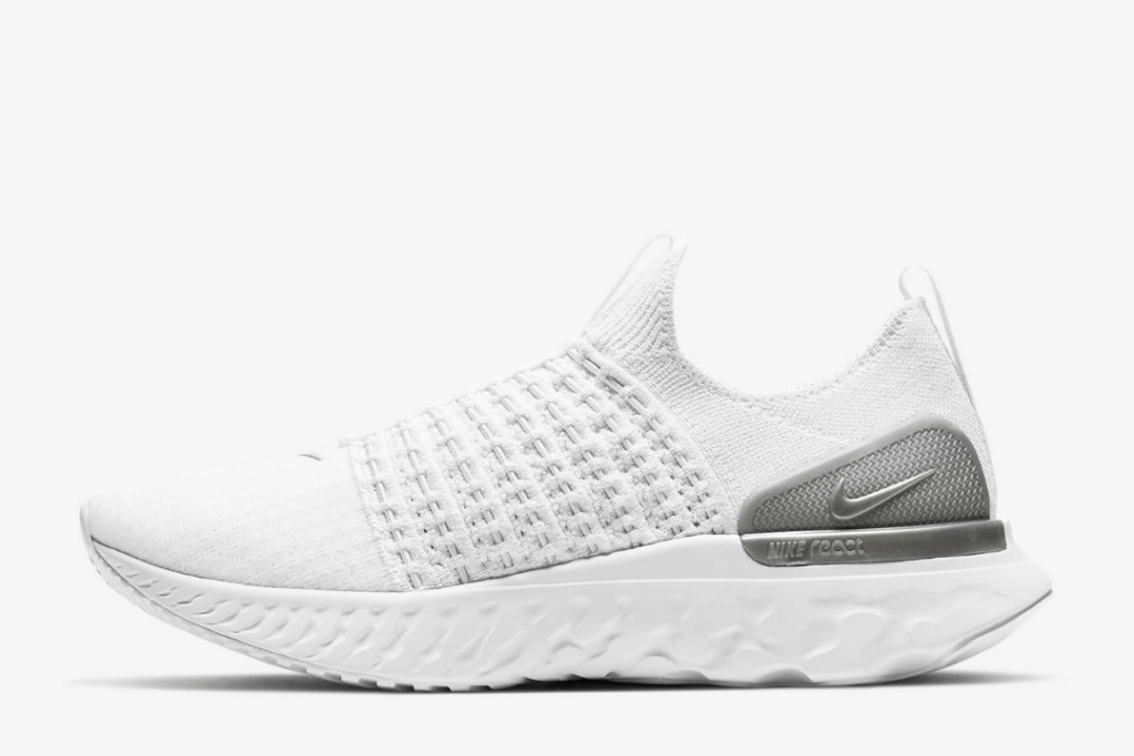 Nike white flyknit sneakers