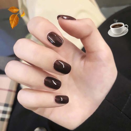 21 Trendy Ideas for Brown Nail Polish - College Fashion